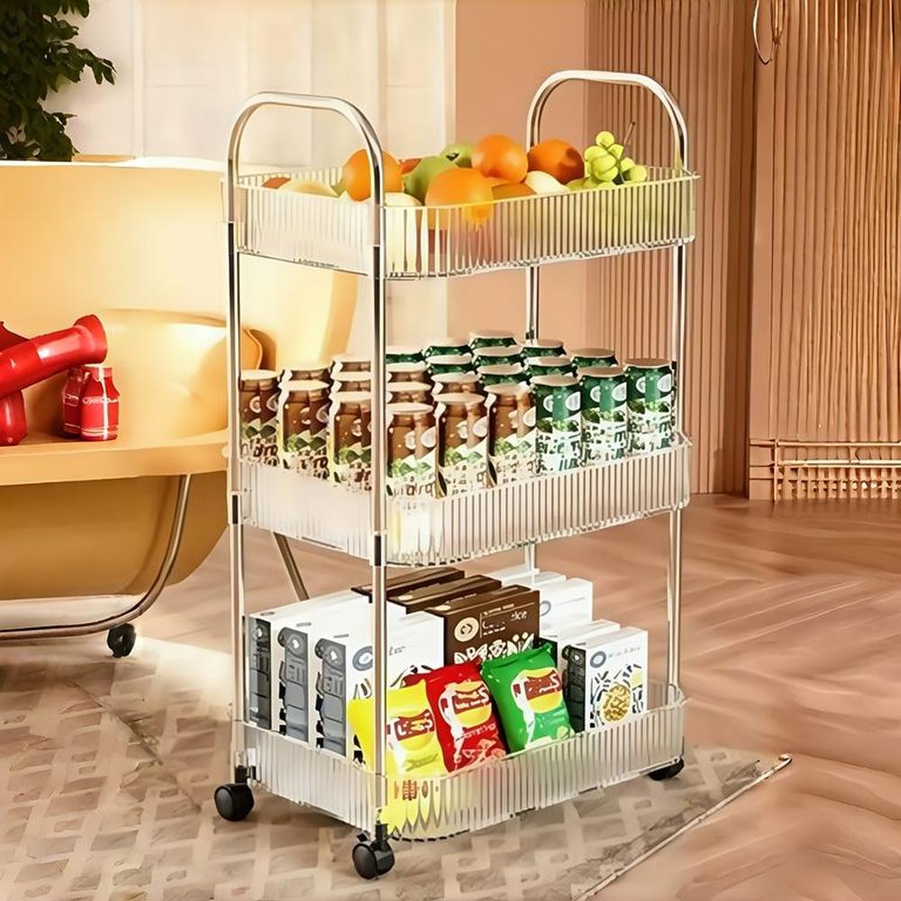Carrito Organizador Multifuncional De 03 Niveles