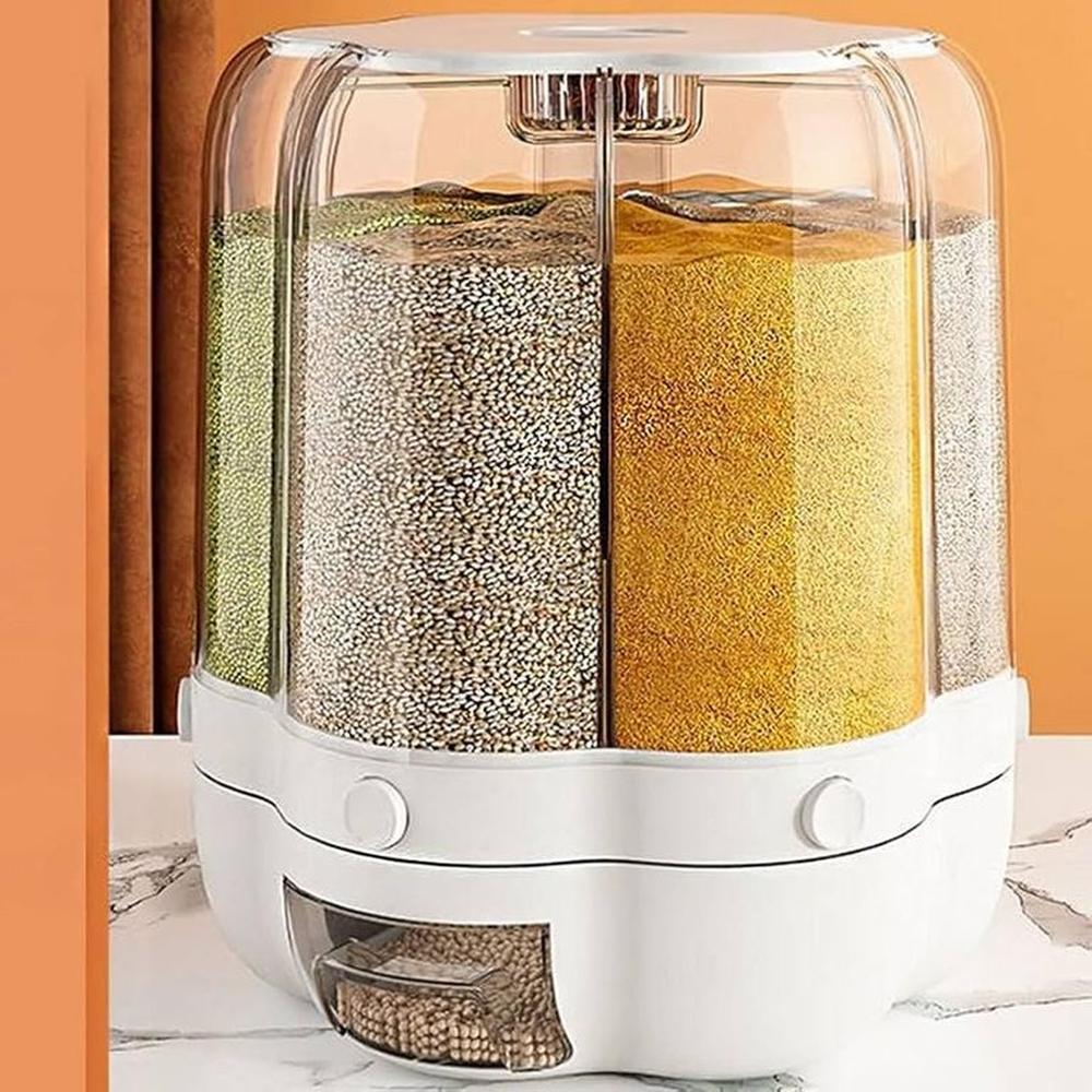 DISPENSADOR GIRATORIO DE MENESTRAS CEREALES Y ARROZ 9KG