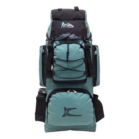 Mochila Campera Kengar Modelo N.4 Verde Jade - Negro Mochila Campera Kengar Modelo N.4 Verde Jade - Negro