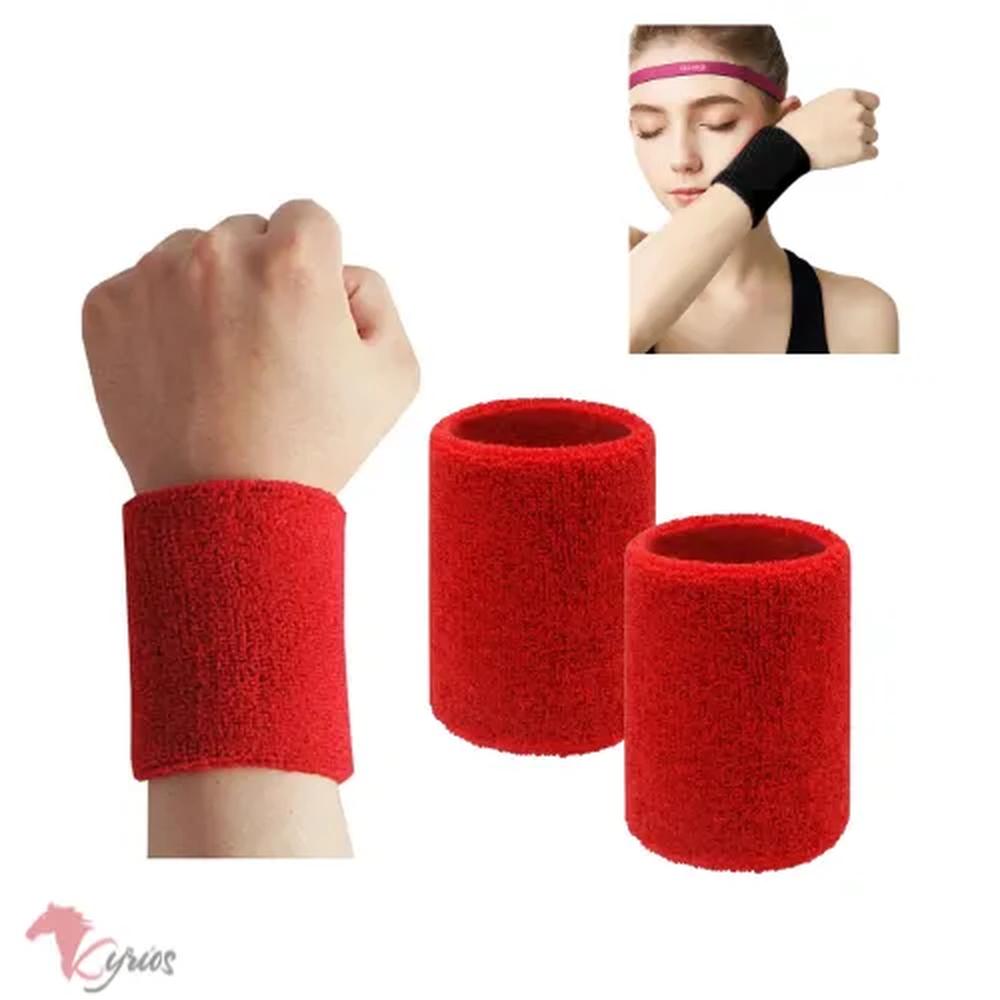 Muñequera Deportiva de Sudor Felpa