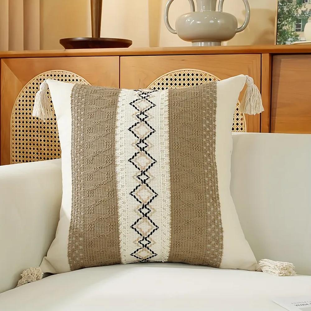 Cojín Yara Boho Chic 45 x 45 cm Crudo Cojín Yara Boho Chic 45 x 45 cm Crudo