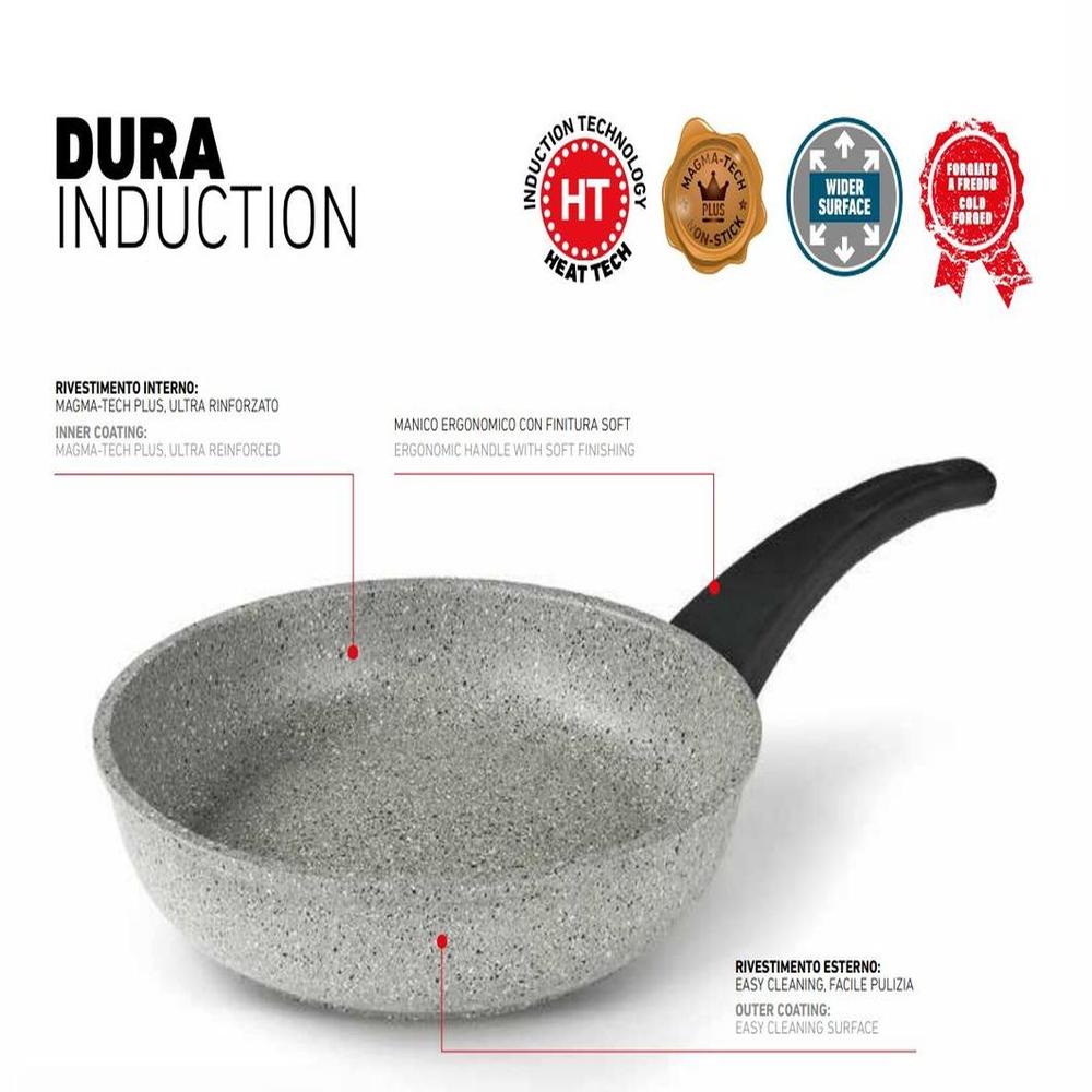 Sarten Italiana Wok GRANITO 28 cm Para INDUCCION