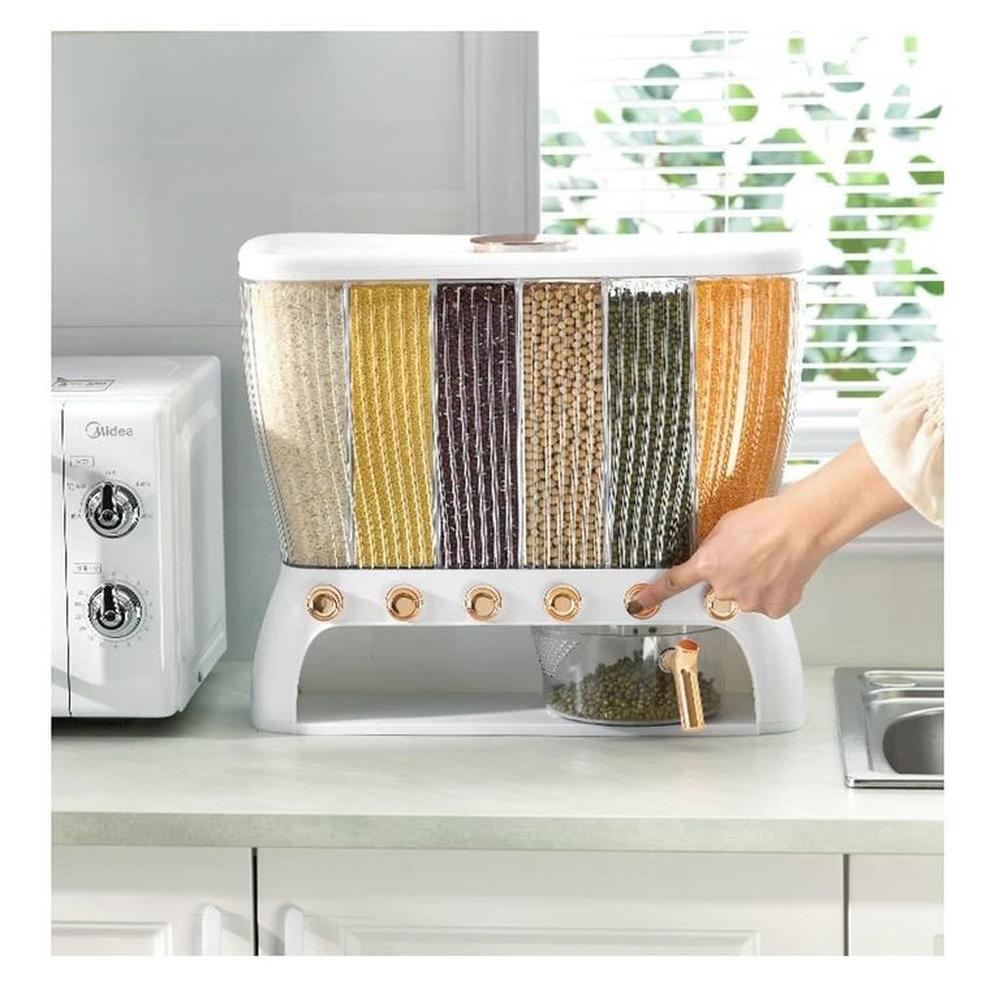 Contenedor De Arroz y Cereales Elegante De 15 Kilos