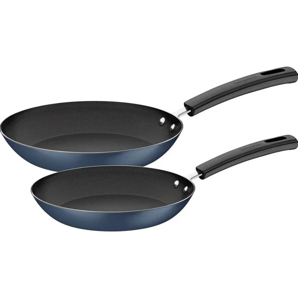 Juego de sartenes de Aluminio Sicilia Azul x2 piezas 20 cm 26 cm