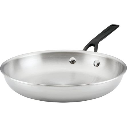 KitchenAid sartén 25 cm, acero inoxidable pulido
