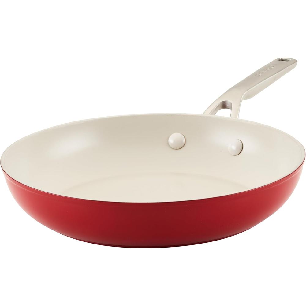 KitchenAid sartén cerámica anodizada dura 10 in / 25 cm | Rojo imperio