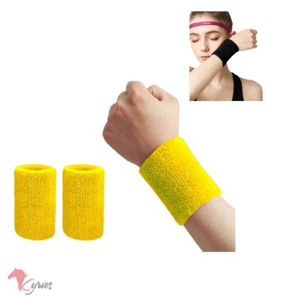 Muñequera Deportiva de Sudor Felpa