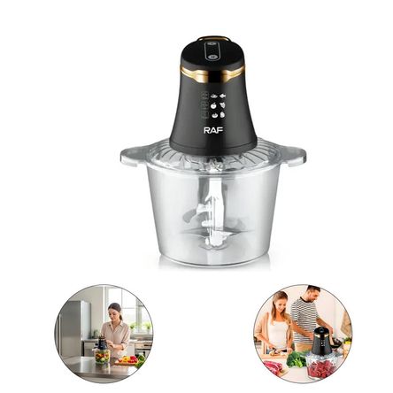 Picadora  Procesador de Eléctrica Multifuncional 3L  Tritura Pica y Mezcla en Segundos