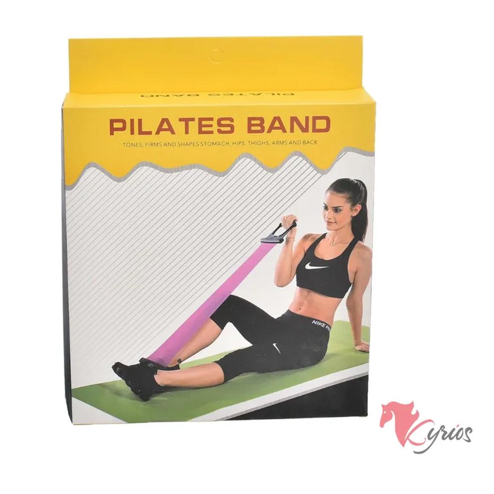 Banda Elástica De Pilates Con Agarre Multicolor Banda Elástica De Pilates Con Agarre Multicolor