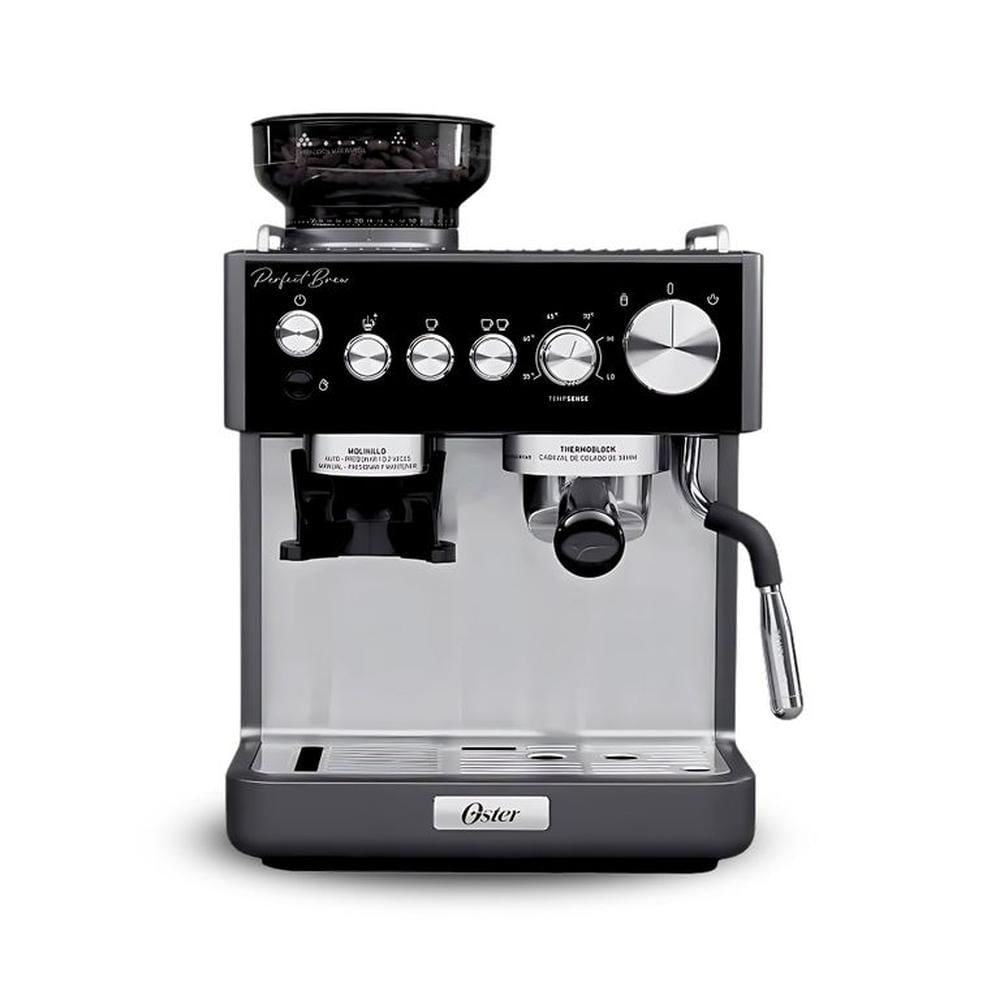 Cafetera Espresso OSTER BVSTEM7301 Perfect Brew con Molinillo 15 Bares Cafetera Espresso OSTER BVSTEM7301 Perfect Brew con Molinillo 15 Bares