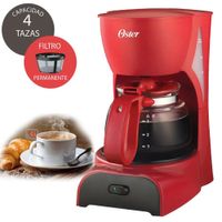 Cafetera Oster de 4 tazas BVSTDCDR5R