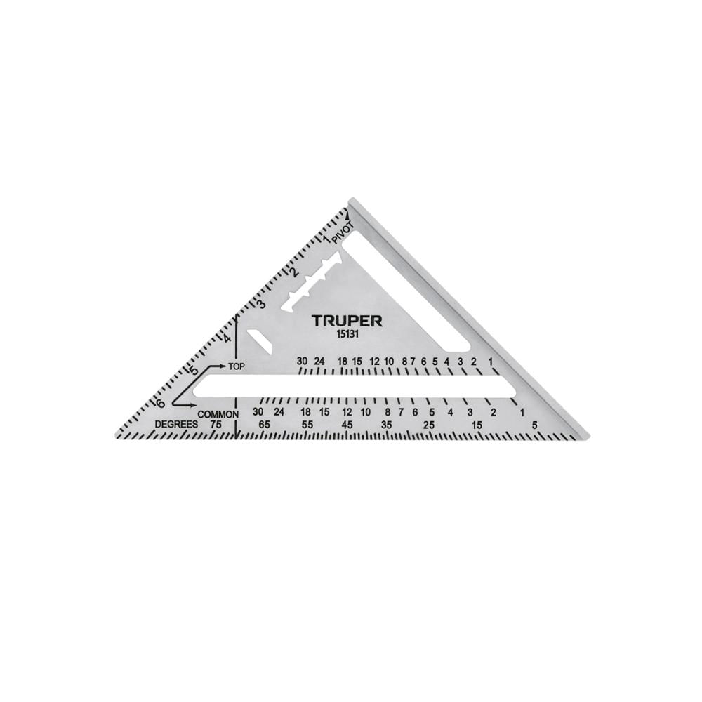 Escuadra 7" de Aluminio para Drywall Muros de Yeso Truper 15131