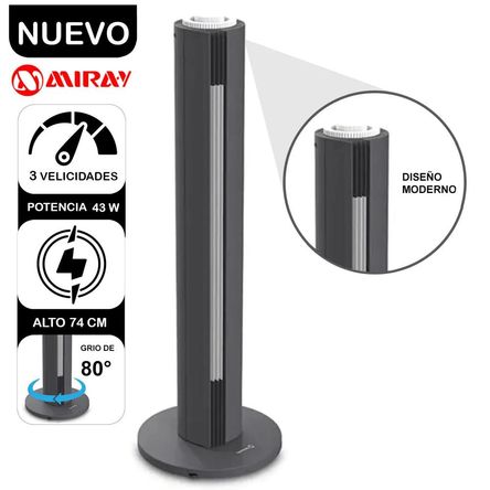 Ventilador Torre 30 VMTT-1033GB Ventilador Torre 30 VMTT-1033GB