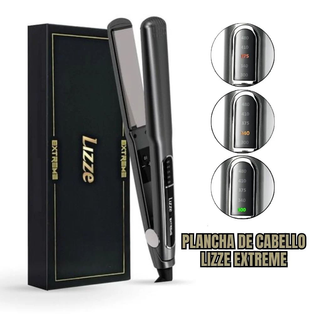 PLANCHA DE CABELLO LIZZE EXTREME PROFESIONAL PLANCHA DE CABELLO LIZZE EXTREME PROFESIONAL