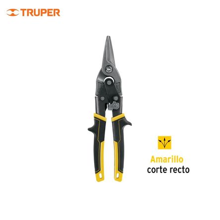 Tijera de Aviación Corte Recto Drywall TRUPER 18531 Tijera de Aviación Corte Recto Drywall TRUPER 18531