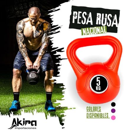 Pesa Rusa 5 Kilos Nacional PVC Multicolor