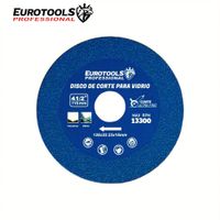 Disco Ultra fino para Cortar Vidrio, Mayólica 4 1/2"" Eurotools ALF-447