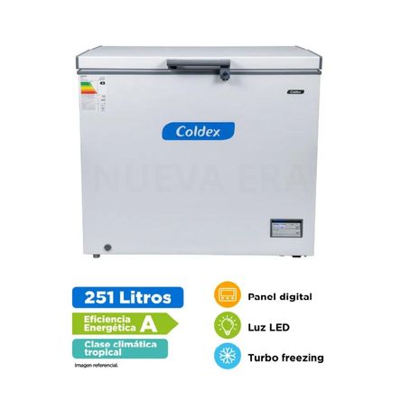 CONGELADORA COLDEX 251LT CH10PLUS BLANCO CONGELADORA COLDEX 251LT CH10PLUS BLANCO