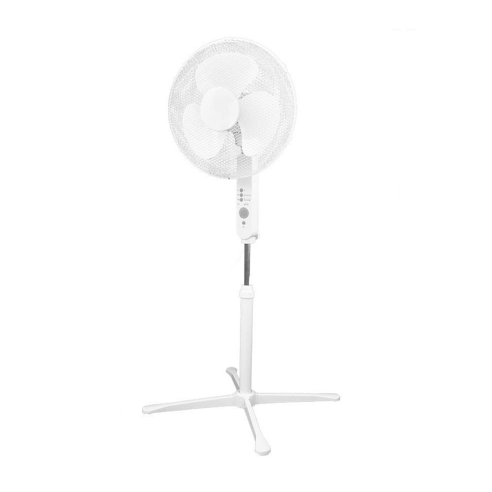 Ventilador Pedestal 16"" 40W con control Orange Blanco