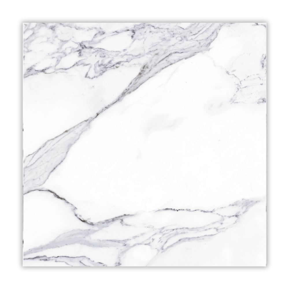 Piso Cerámico Marmolizado Luna Blanco 60x60cm 1.80m2 Celima