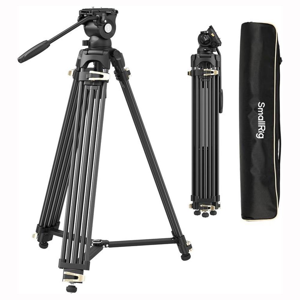 Trípode SmallRig AD-01S de Cabezal Fluido para Càmaras Hasta 6Kg