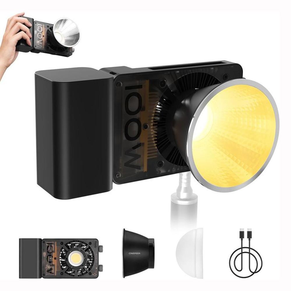 Zhiyun Cinepeer CX100 Luz de video COB de 100W Bicolor Zhiyun Cinepeer CX100 Luz de video COB de 100W Bicolor