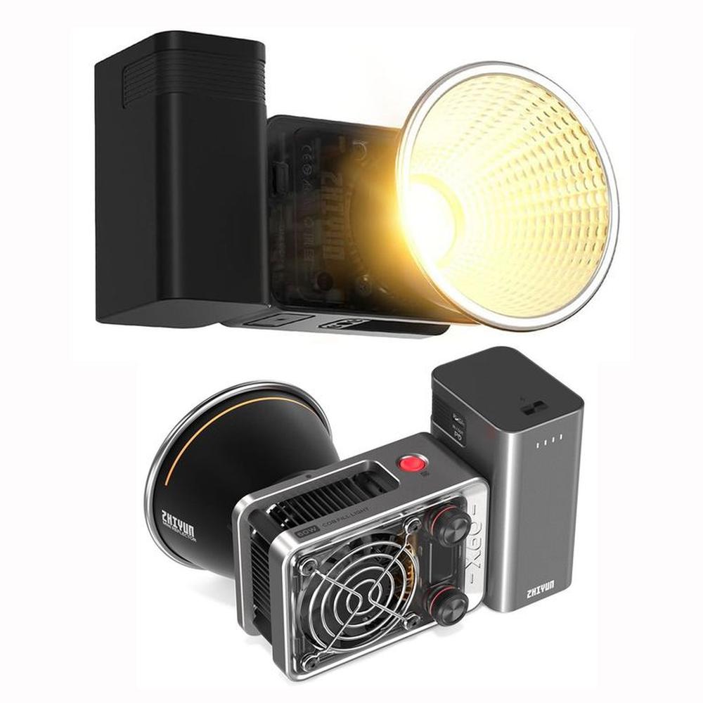 Zhiyun Molus X60 Luz de video COB BICOLOR de 60W - PRO Kit