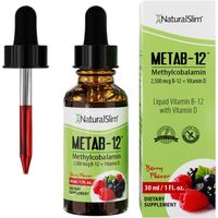Vitamina B12 NATURALSLIM Sublingual 2500 mcg Plus Vitamina D3 - Metilcobalamina oral