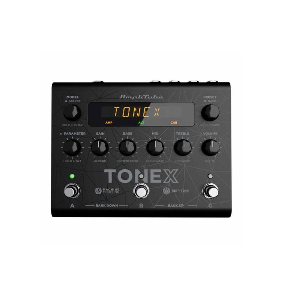 Pedal de efecto AmpliTube Modelador Gabinete TONEX negro Pedal de efecto AmpliTube Modelador Gabinete TONEX negro