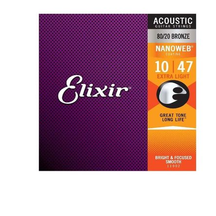Cuerdas Elixir Calibre 10 Guitarra Acustica 11002 Cuerdas Elixir Calibre 10 Guitarra Acustica 11002