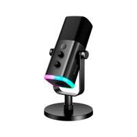Micrófono Fifine Ampligame AM8 RGB USB-XLR Dynamic Negro