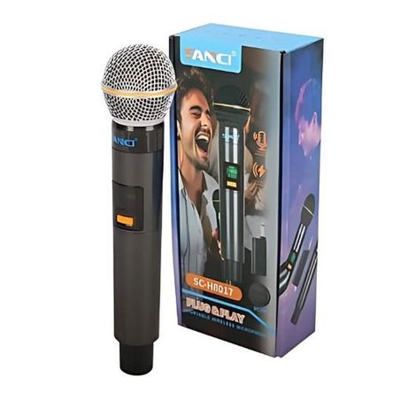 Micrófono Inalámbrico Recargable Sanci Sc-h8017 Micrófono Inalámbrico Recargable Sanci Sc-h8017