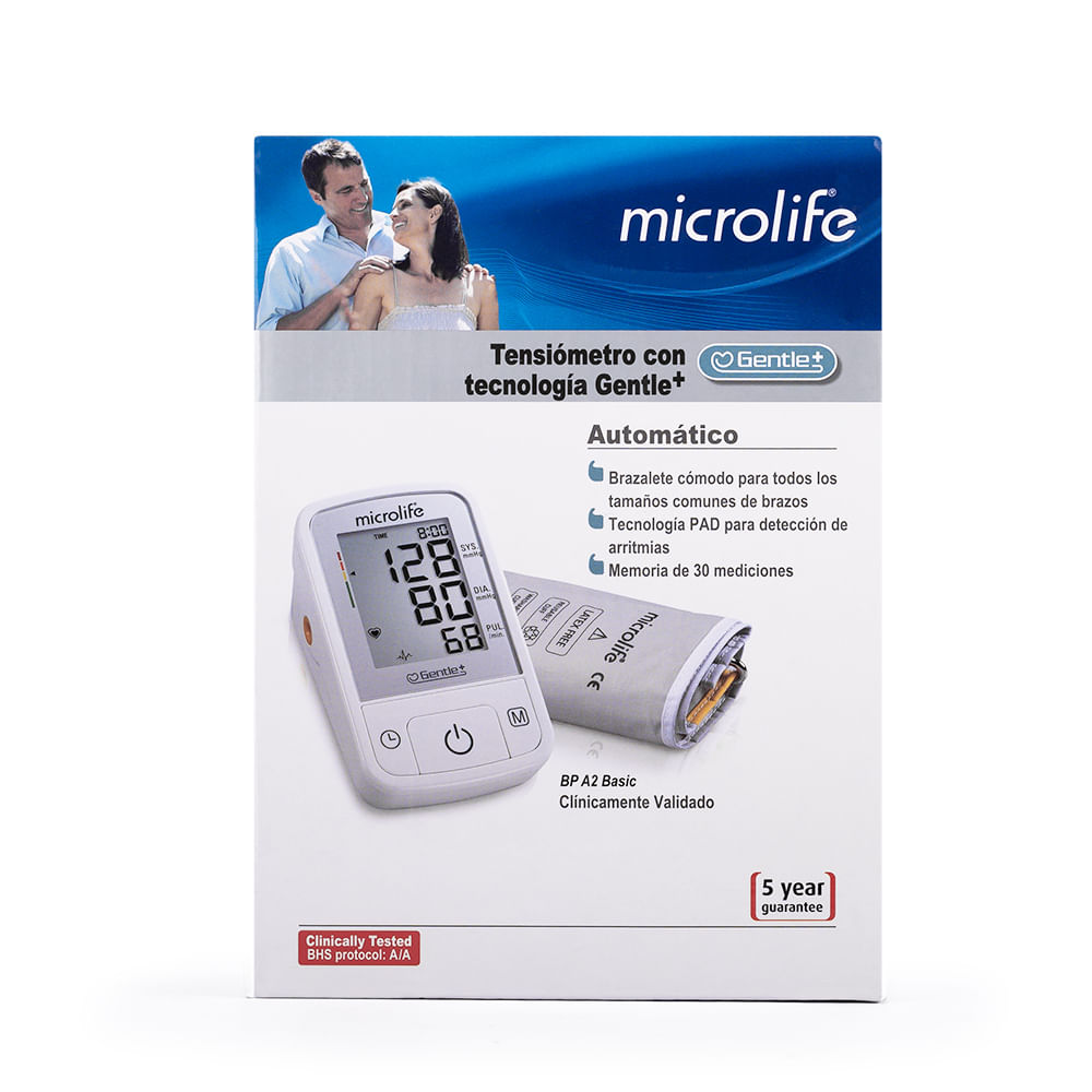 Tensiómetro Digital De Brazo Microlife BP A2 Basic Tensiómetro Digital De Brazo Microlife BP A2 Basic