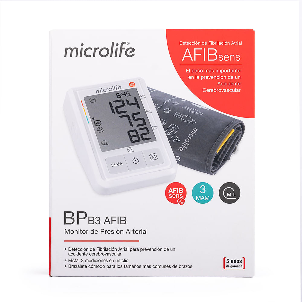 Tensiómetro Digital De Brazo Microlife BP B3 Afib Tensiómetro Digital De Brazo Microlife BP B3 Afib