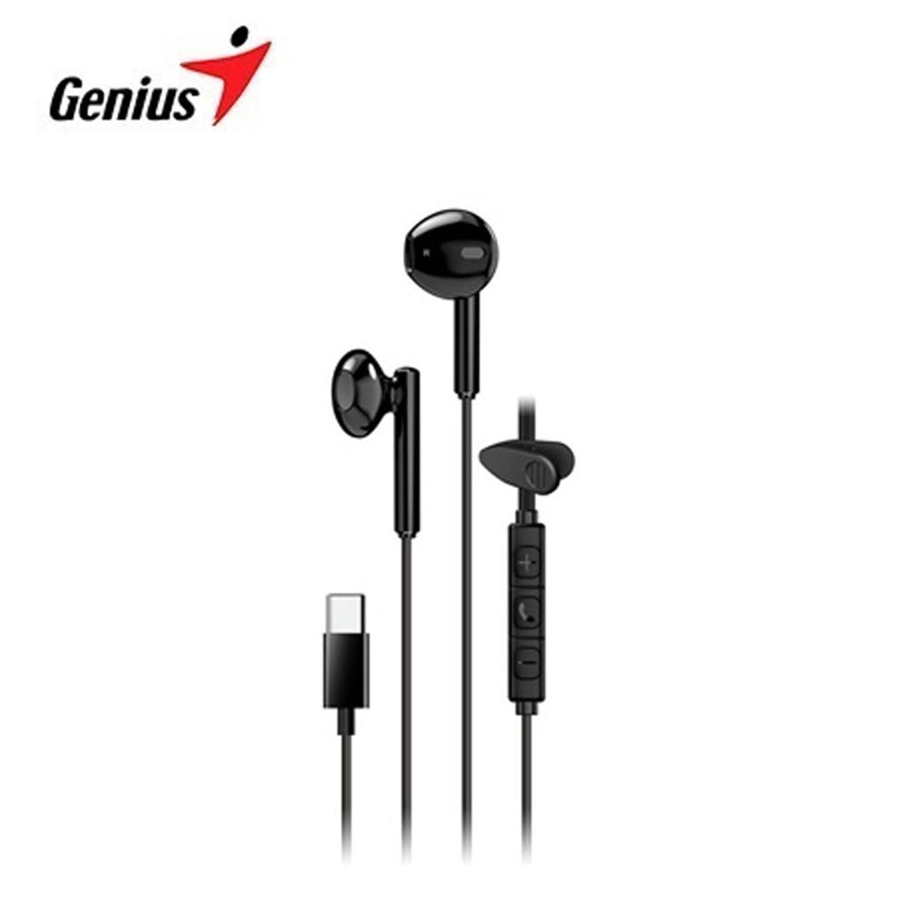 AUDIFONO CON MICROF. GENIUS HS-M366 IN-EAR USB-C NEGRO