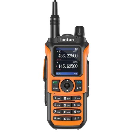 Walkie Talkie Profesional 15Km VHF UHF con 999 Canales y Linterna LED UV-21PRO