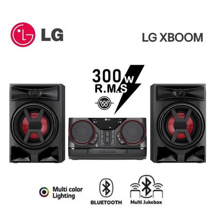 Minicomponente LG XBOOM CK43N Multi Bluetooth 300W