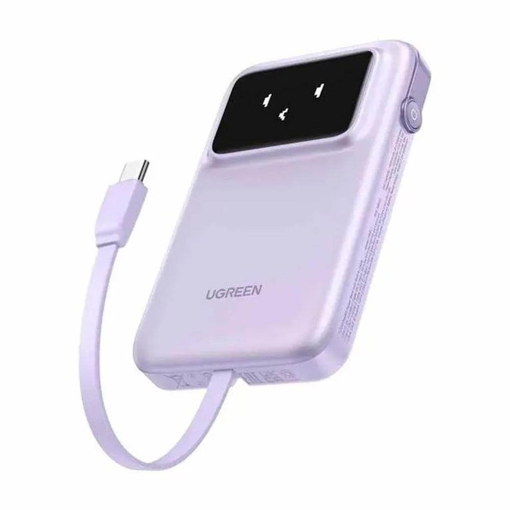 UGREEN Power Bank Uno 10000 mAh Magnetic Wireless Purpura