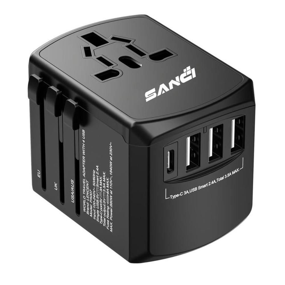 Adaptador Internacional Enchufe Universal Viajero 200 Paises