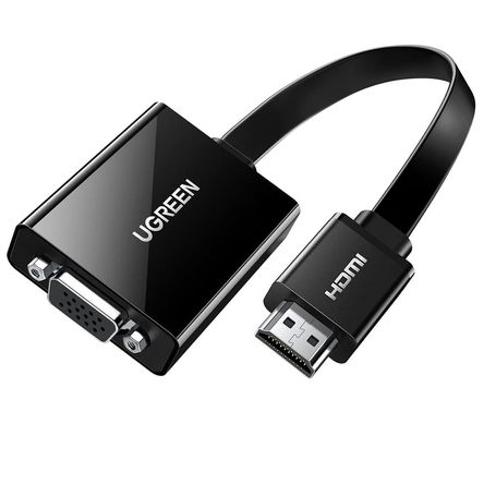 Adaptador Convertidor de HDMI a VGA UGREEN audio jack 3.5mm 60hz 40248