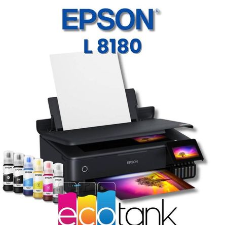 IMPRESORA MULTIFUNCIONAL FOTOGRÁFICA EPSON ECOTANK L 8180 IMPRESORA MULTIFUNCIONAL FOTOGRÁFICA EPSON ECOTANK L 8180