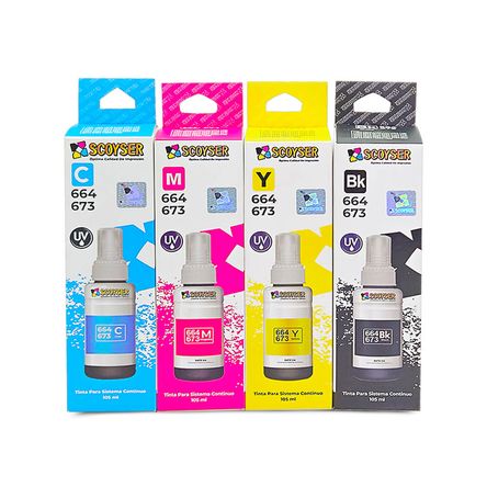 Kit de Tinta Original Scoyser 664-673