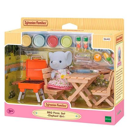 Juguete Sylvanian Ternurines Set de Parrilla de Miriam Elefante Juguete Sylvanian Ternurines Set de Parrilla de Miriam Elefante