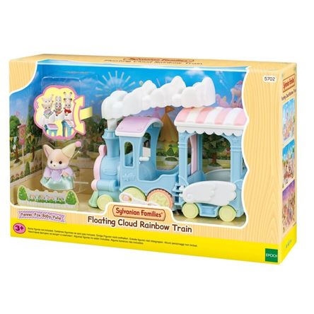 Juguete Sylvanian Ternurines Tren de Arcoiris de las Nubes 15 cm Juguete Sylvanian Ternurines Tren de Arcoiris de las Nubes 15 cm