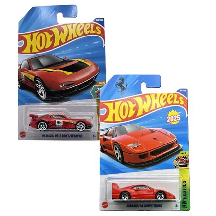 Hot Wheels 2-Pack Mazda RX7 Ferrari Competizione