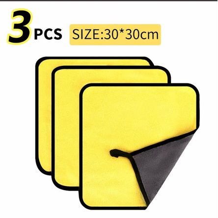 Paños De Microfibra Multiuso Limpieza Hogar Auto 30 X 30cm  2 Und