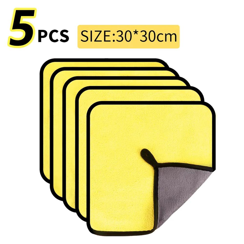 Toallas De Microfibra Multiuso Limpieza Hogar Auto 30 X 30cm 5 Unides Toallas De Microfibra Multiuso Limpieza Hogar Auto 30 X 30cm 5 Unides