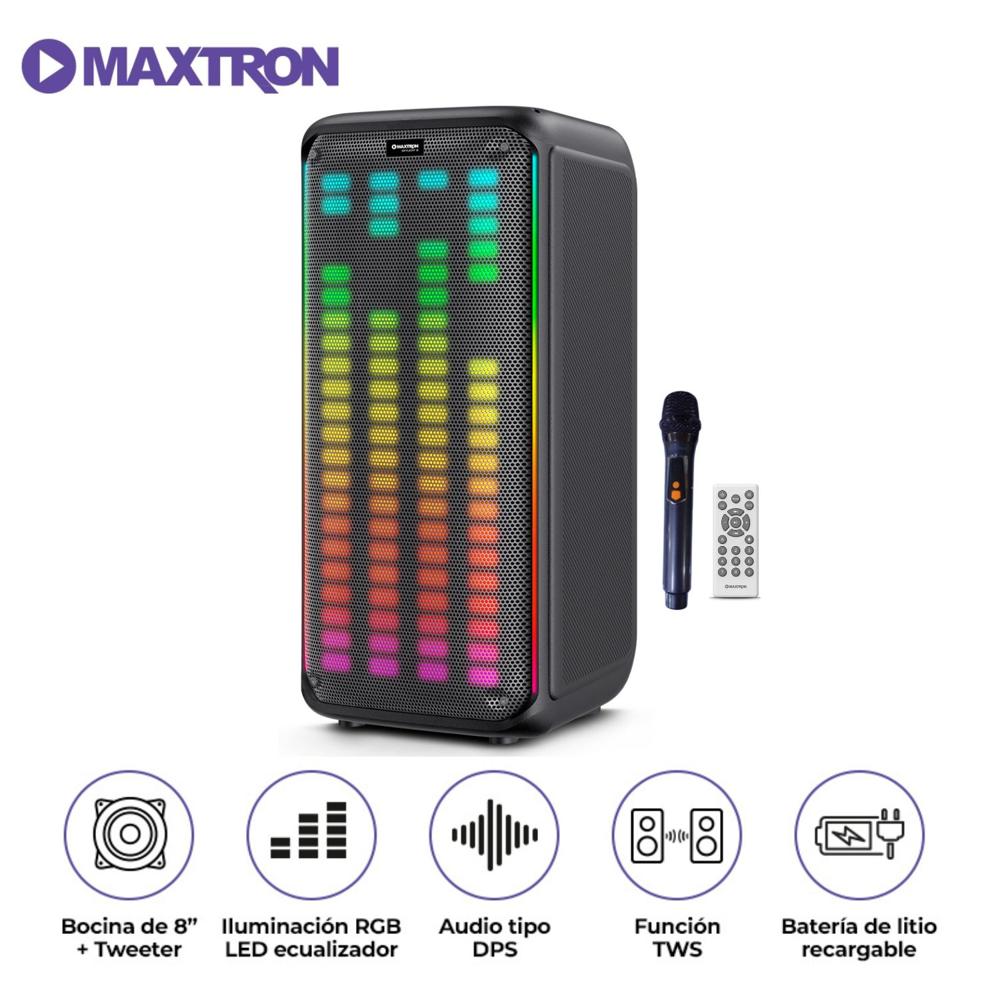 Torre de Sonido Maxtron Skylight 8"" MX 803 BT USB FM TWS