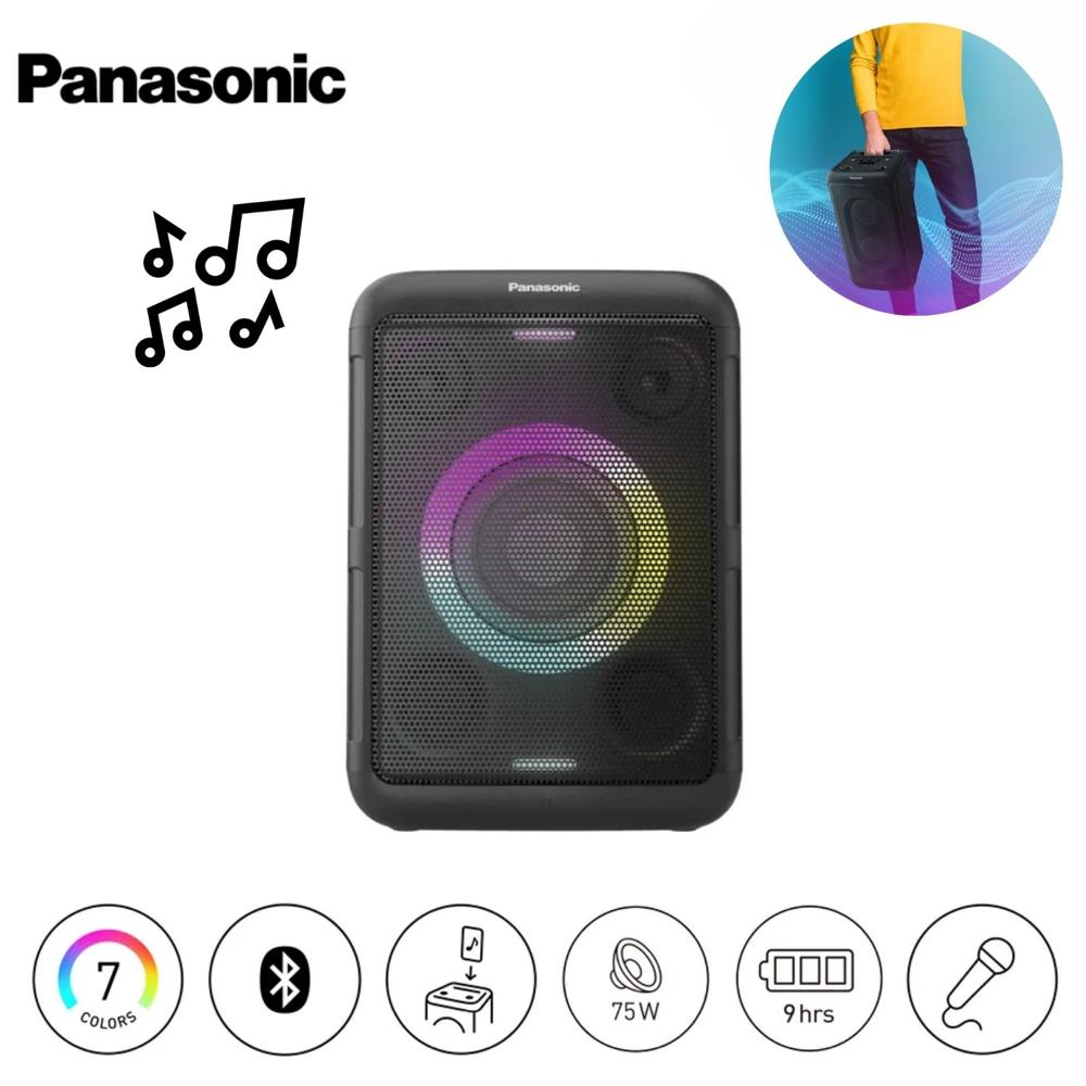 Parlante Compacto Potente Panasonic SC-BMAX5E-K Negro USB 9 hrs