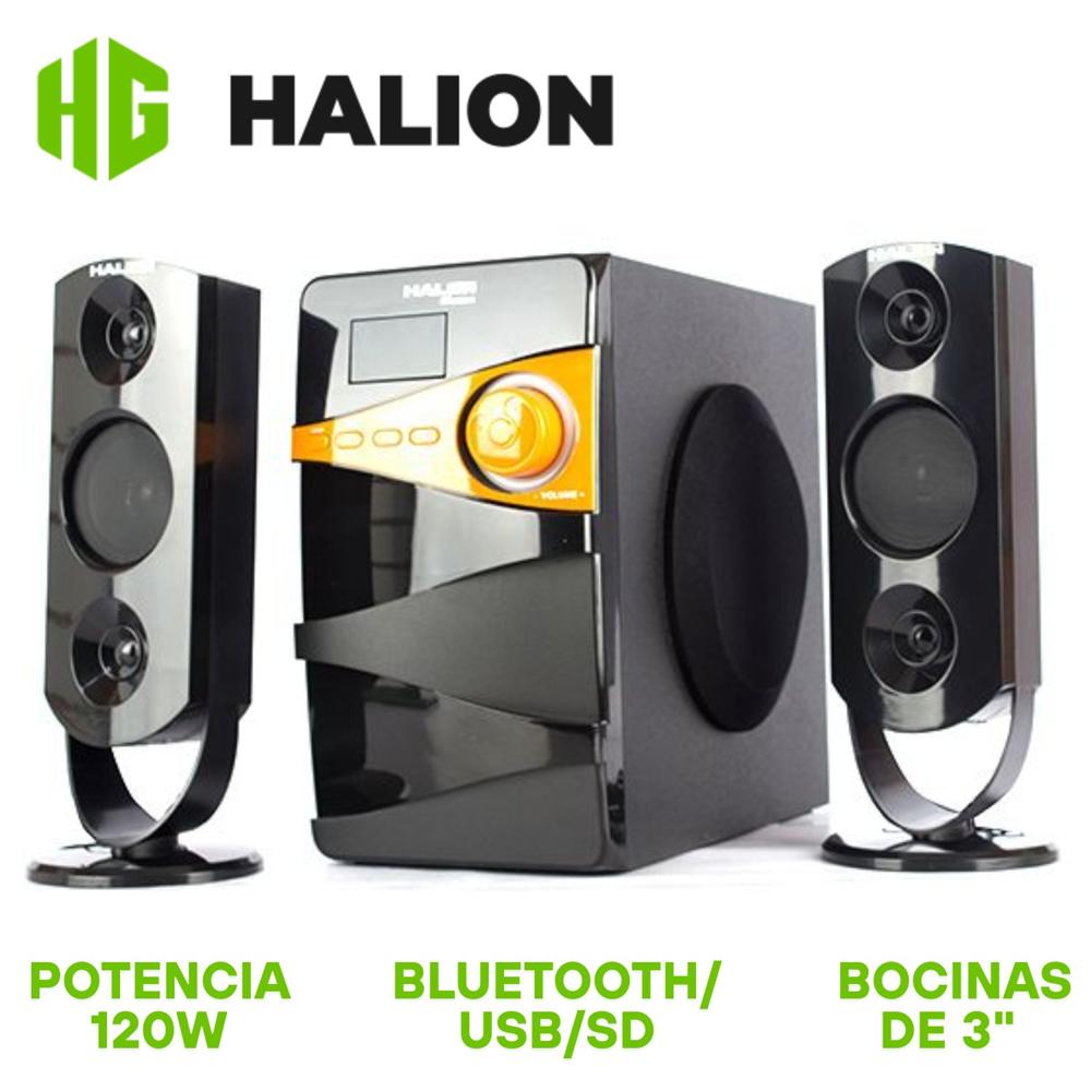 Parlante 2.1 Halion Phantom HA-F79 120 Watts